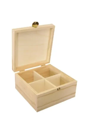 Oferta De Temporada CAJA CUADRADA INFUSION.4DIV.15X15X8