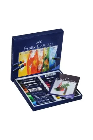 CAJA DE 24 PASTELES GRASOS FABER CASTELL 127024 Envío Exprés