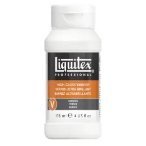 Barniz Ultra Brillante, Liquitex 118 ml. Alta Calidad