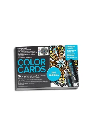 Precio De Fábrica Postales para colorear Chameleon color cards, temática MINI MANDALAS