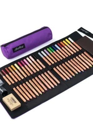 ESTUCHE ENROLLABLE LÁPICES PASTEL 29 PIEZAS CRETACOLOR Exclusivo