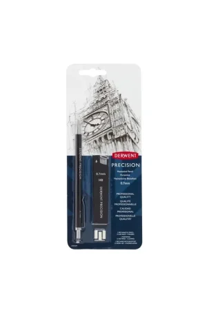 Portaminas derwent precisión 0.7mm | incluye recambio minas y borrador Directo De Fábrica