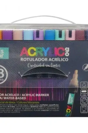 ROTULADORES ACRÍLICOS AD ACRYLIC GO 48 COLORES Profesional