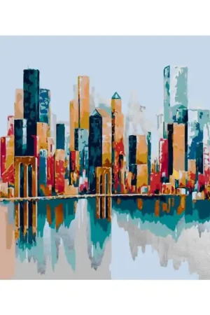 PINTAR POR NÚMEROS ROSA START GOLDEN CITY 35x45 CM Comprar En Línea