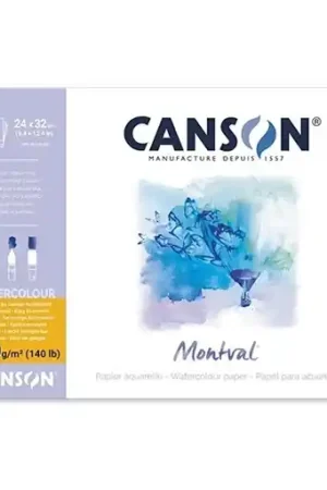 BLOC CANSON MONTVAL 24x32 CM G.F. 300 GR 100 HOJAS No Te Lo Pierdas
