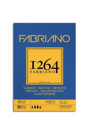Oferta Flash BLOC FABRIANO 1264 ESBOZO A4 90 GR 100 H ENCOLADO VERTICAL