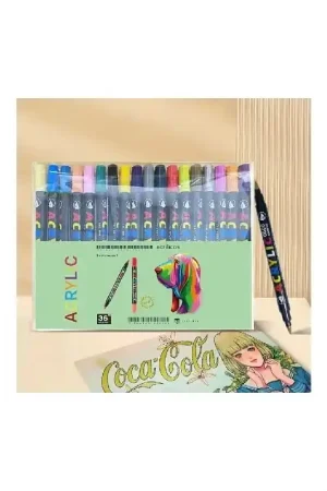 Certificado ROTULADORES ACRÍLICOS ALEX BOG DOBLE PUNTA 36 COLORES