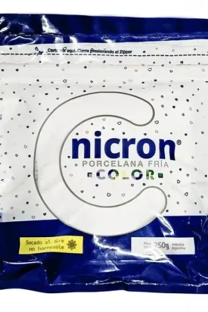 PORCELANA FRÍA NICRON COLOR BLANCO 250 GR Nuevo Modelo