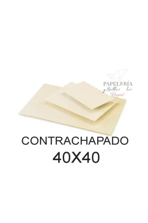 CONTRACHAPADO 40X40 POR LÁMINAS Envío Internacional