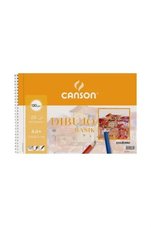 Precio Reducido Bloc dibujo Canson basik con RECUADRO a4+20h 130gr