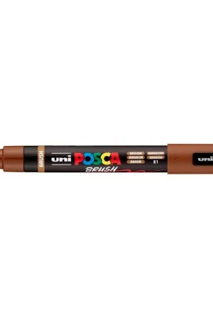 ROTULADOR POSCA BRUSH PC-5BR MARRÓN Máxima Calidad