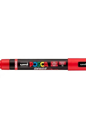 ROTULADOR POSCA BRUSH PC-5BR ROJO Súper Precio