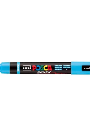 ROTULADOR POSCA BRUSH PC-5BR AZUL CLARO Precio Económico
