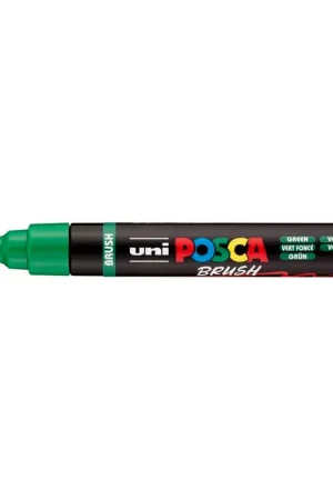 ROTULADOR POSCA BRUSH PC-5BR VERDE Alta Calidad