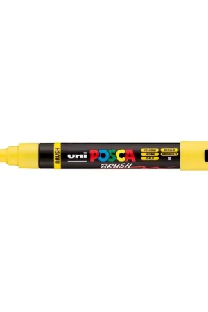 ROTULADOR POSCA BRUSH PC-5BR AMARILLO Económico