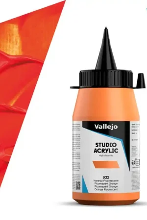 Barato ACRÍLICO VALLEJO STUDIO Nº932 NARANJA FLUORESCENTE 500 ML