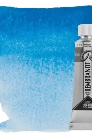 Oferta TUBO ACUARELA REMBRANDT 10 ML Nº534 AZUL CERÚLEO S2