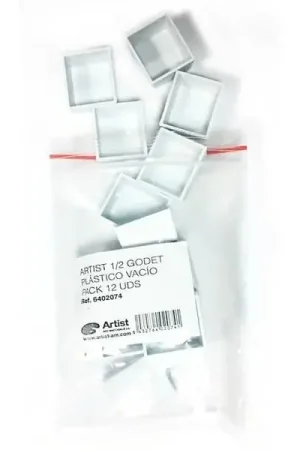 Auténtico GODET PARA ACUARELA VACÍO 12 UDS.