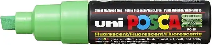 ROTULADOR POSCA 8K VERDE FLUOR Marca Reconocida