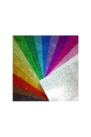 GOMA EVA 20X30 GLITTER SURTIDO 10HOJAS Tendencia
