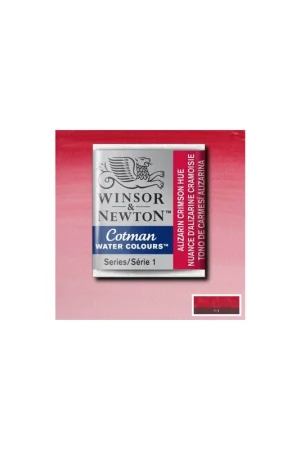 WINSOR & NEWTON ACUARELA COTMAN 1/2 GODET CARMESI ALIZARINA Precio Económico