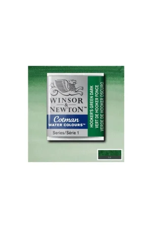 Disponible Ahora WINSOR & NEWTON ACUARELA COTMAN 1/2 GODET VERDE DE HOOKER OSCURO