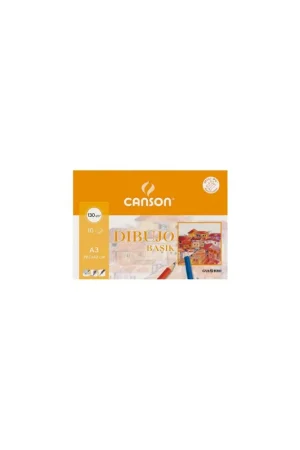 BLOC MINIPACK 10 HOJAS PAPEL DIBUJO BASIK 130G A3 GUARRO CANSON C200403159 Precio Reducido