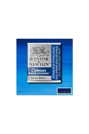WINSOR & NEWTON ACUARELA COTMAN 1/2 GODET AZUL INTENSO Liquidación