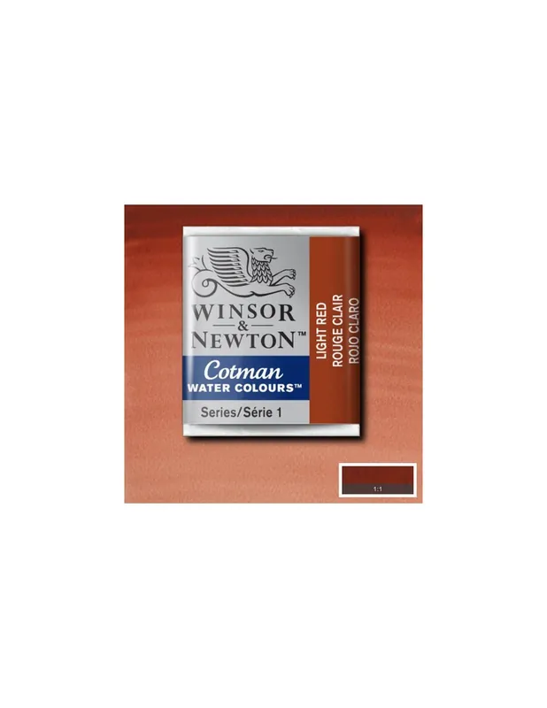 Envío Exprés WINSOR & NEWTON ACUARELA COTMAN 1/2 GODET ROJO CLARO