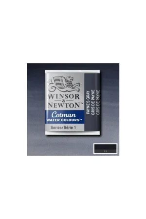 WINSOR & NEWTON ACUARELA COTMAN 1/2 GODET GRIS DE PAYNE Ordena Ya