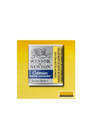 WINSOR & NEWTON ACUARELA COTMAN 1/2 GODET TONO AMARILLO DE CADMIO PÁLIDO Compra Ahora