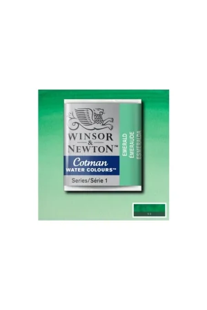 Promoción WINSOR & NEWTON ACUARELA COTMAN 1/2 GODET VERDE ESMERALDA