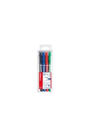 Oferta Especial ESTUCHE 4 UNIDADES SENSOR PUNTA FINA 0,3MM. SURTIDOS STABILO 189/4