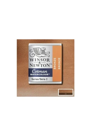 WINSOR & NEWTON ACUARELA COTMAN 1/2 GODET BRONCE Disponible Ahora