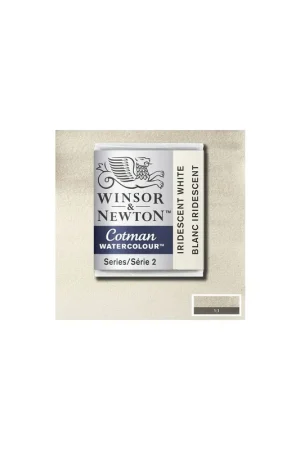 Solo Hoy WINSOR & NEWTON ACUARELA COTMAN 1/2 GODET BLANCO IRIDISCENTE