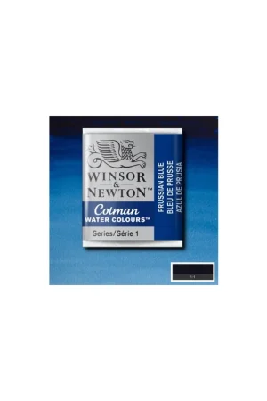 WINSOR & NEWTON ACUARELA COTMAN 1/2 GODET AZUL DE PRUSIA Stock Limitado