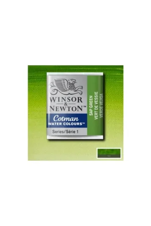 WINSOR & NEWTON ACUARELA COTMAN 1/2 GODET VERDE DE VEJIGA Liquidación
