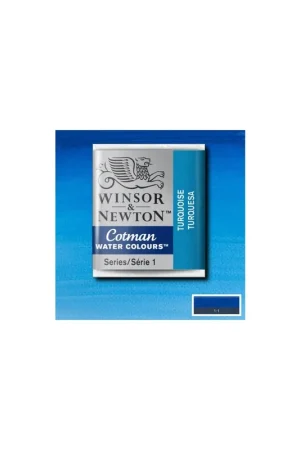 Mejor Precio WINSOR & NEWTON ACUARELA COTMAN 1/2 GODET TURQUESA