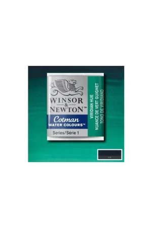 WINSOR & NEWTON ACUARELA COTMAN 1/2 GODET TONO VIRIDIANO Pedido Al Por Mayor
