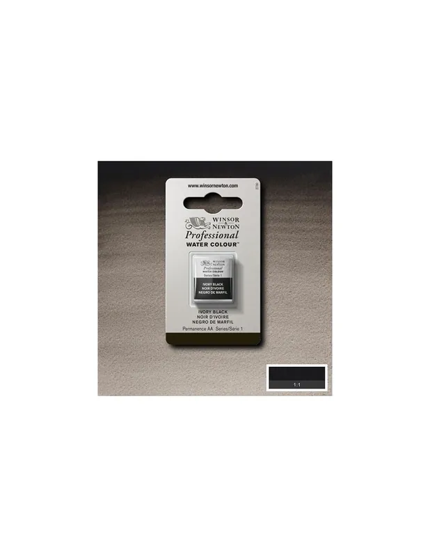 Oferta Limitada WINSOR & NEWTON PWC GODET NEGRO DE MARFIL