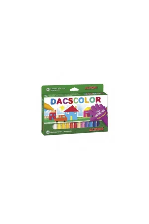 ESTUCHE 12 CERAS DE COLORES DACSCOLOR DACS DC050290 Oferta
