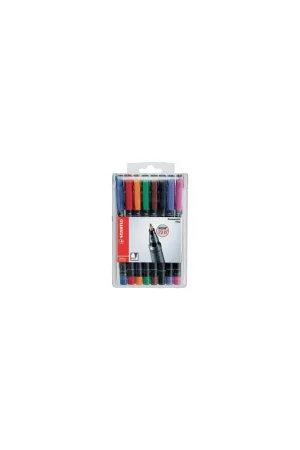 ESTUCHE 8 MARCADORES PERMANENTE P.FINA SURTIDO OHPEN UNIVERSAL 0,7MM. STABILO 842/8 Oferta Limitada