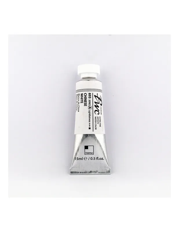 ACUARELA EXTRA FINA PWC SHINHAN 15ML CHINESE WHITE Nº 693 SERIE A Última Oportunidad