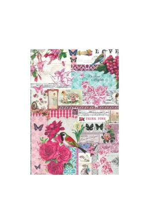 Gran Oferta PAPEL DE ARROZ 35X50 FLORS/MARIP/UVA