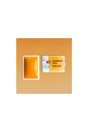 ACUARELA WHITE NIGHTS PASTILLA  AMARILLO DAMIO LIMON 203 Hecho A Mano