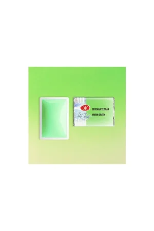 Auténtico ACUARELA WHITE NIGHTS PASTILLA  VERDE CALIDO 747