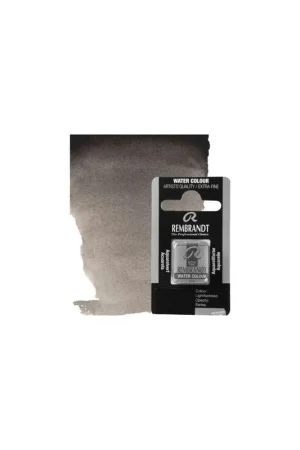 Original ACUARELA REMBRANDT  MEDIA PASTILLA 701 NEGRO MARFIL SERIE 1