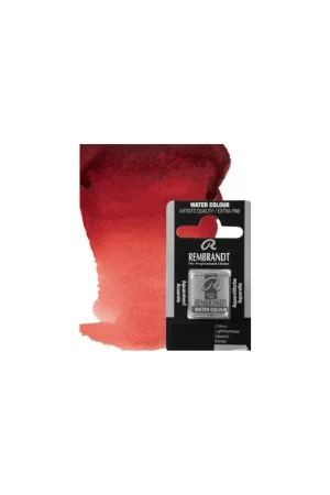 ACUARELA REMBRANDT  MEDIA PASTILLA 324 LACA GRANZA PERMANENTE PARDO SERIE 2 Tendencia