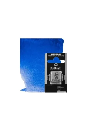 ACUARELA REMBRANDT  MEDIA PASTILLA 503 AZUL ULTRAMAR FRANCES SERIE 2 Moderno