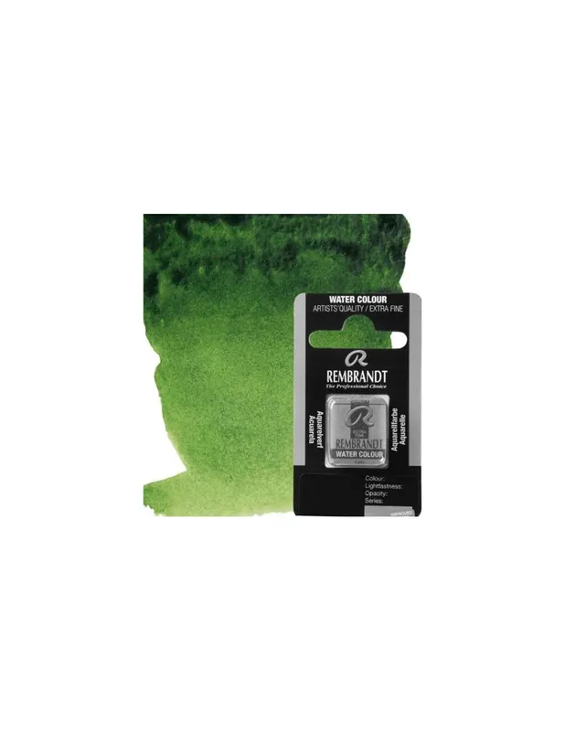 Garantía Incluida ACUARELA REMBRANDT MEDIA PASTILLA 623 VERDE VEJIGA SERIE 2